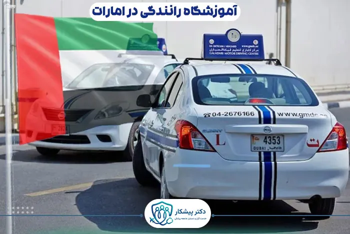 ۱. آموزشگاه رانندگی در امارات 🏫